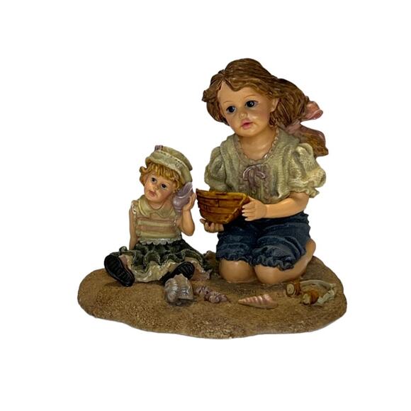 Boyds Bears Dollstone Collection Lucinda and Dawn By the Sea Yesterdays Child - Picture 13 of 13